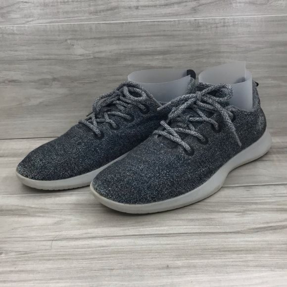 Allbirds Sneakers Mens 12 Gray Merino Wool Runners Lace Up Shoes main image 12